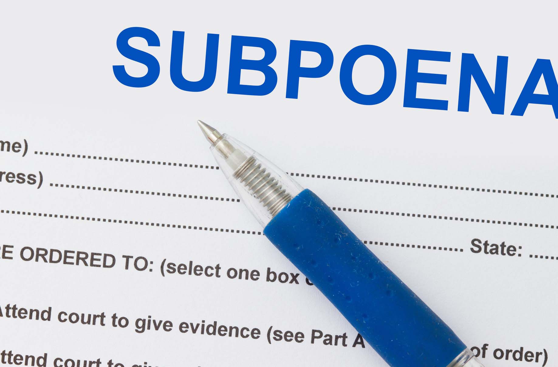 Subpoena to Appear At Hearing or Trial vs Notice to Appear At Trial Subpoena to Appear At Hearing or Trial vs Notice to Appear At Trial