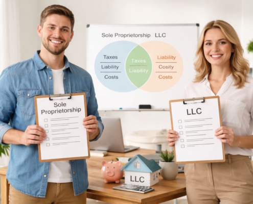 Sole Proprietorship vs LLC- Key Differences and Considerations