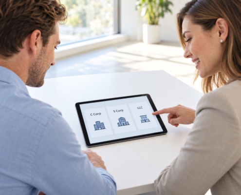 What is the difference between C Corp and S Corp and LLC
